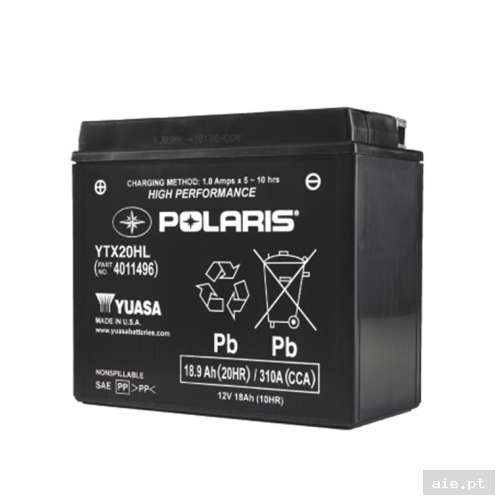 Part Number : 4019243 BATTERY-18AH 320CCA FR PCK AGM  - Peça Polaris