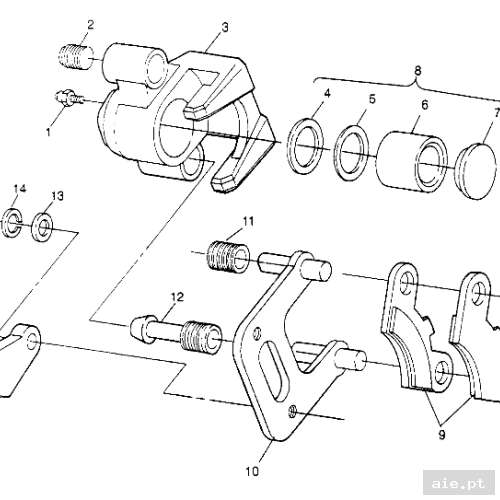 Part Number : 5133879 BRAKE CALIPER  LEFT  1-3/16  .